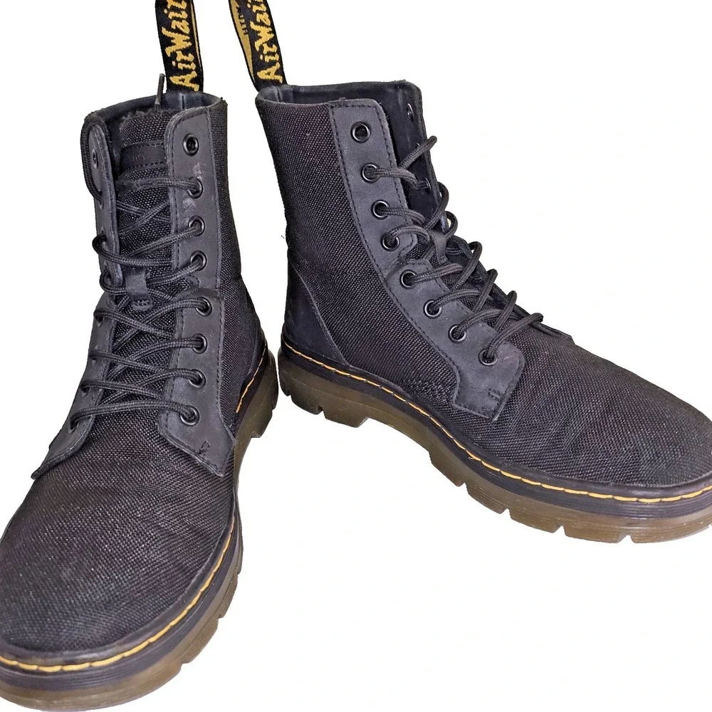 Doc Martens Black Canvas Ankle 